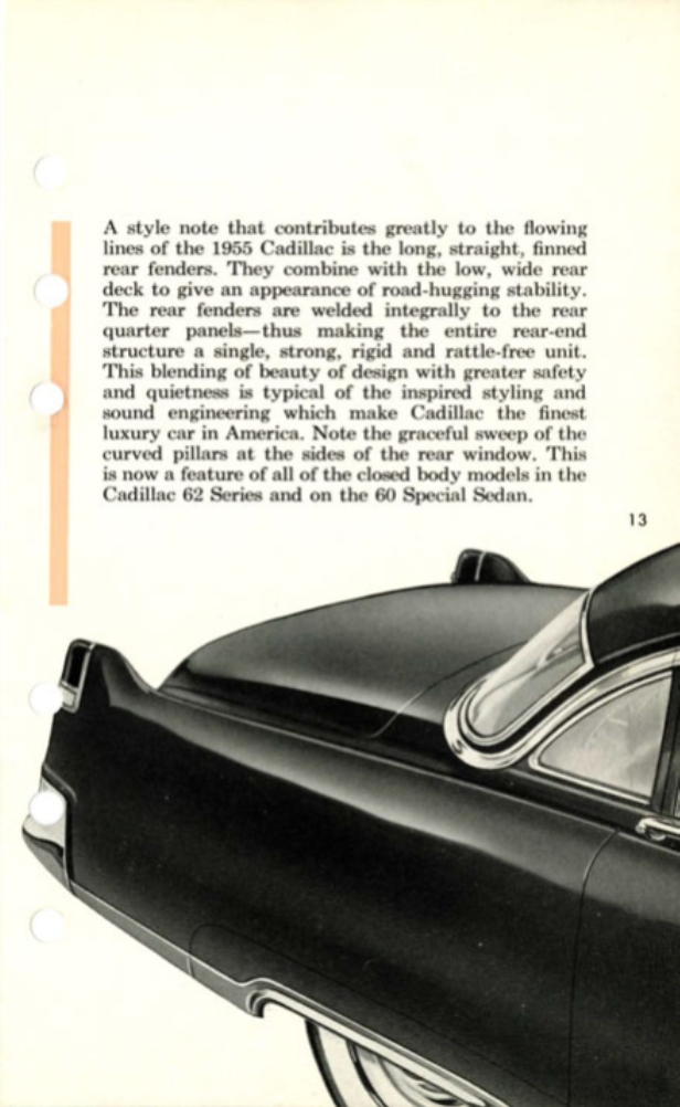 1955 Cadillac Salesmans Data Book Page 90